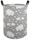 Duyiy Canvas Storage Basket With Handle Large Organizer Bins For Dirty Laundry Hamper Baby Toys Nursery Kids Clothes Gift Basket