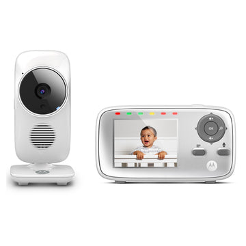 Motorola Mbp483 2.8' Video Baby Monitor With Digital Zoom, Two-Way Audio And Room Temperature Display
