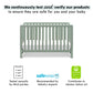 Carters by DaVinci Colby 4-in-1 Baby Crib Convertible to Toddler Bed, Daybed, Full-Size Bed - Durable - GREENGUARD Gold Certifi