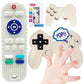 BIGSPINACH Teething Video Game Control Toy Teether Remote Control for Baby (White)