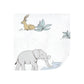 Hudson Baby Unisex Baby Flannel Cotton Washcloths 10-Pack, Boy Safari World, One Size