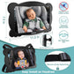 Adjustable 360 Baby Car Mirror 2-Pack - Shatterproof, Easy Installation, Dual Pack For Rear-Facing Seats - Safety Mirror For Inf