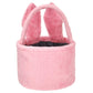 Easter Basket Plush Easter Bunny Tote Bags Cute Rabbit Design Personalized Easter Bucket For Kids Carrying Gift And Eggs (Plush-