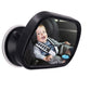 Isaddle Baby Car Seat Mirror - Baby Back Seat Front View Mirror - Adjustable Shatterproof In Car Safety Mirror