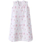 HALO SleepSack, 100% Cotton Wearable Blanket, Swaddle Transition Sleeping Bag, TOG 0.5, Wildflower Blush, Small, 0-6 Months