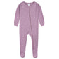 Gerber Baby Girl'S 2-Pack Footed Pajamas, Woodland Floral Purple, 0-3 Months