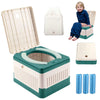 Wesketch Portable Foldable Potty Seat For Toddler, Foldable Travel Potty Training Toilet Seat For Kids, Emergency Toilet For Car