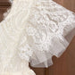 2Bunnies Girl Paisley Lace Back A-Line Tutu Tulle Party Flower Girl Dress (All Lace Flutter Sleeve Knee-Ivory, 7/8)