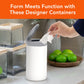 Spectrum Disinfecting Wipes Container With Push Button Lid - Refillable Dispenser For Bathroom, Kitchen, Classroom, Countertop,