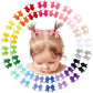Oaoleer 40Pcs 2 Inches Baby Hair Ties, Toddler Hair Ties With Bows, Elastic Ponytail Holders Mini Small For Baby Girls Infants