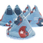 Pee Pee Teepee Football Blue with Laundry Bag 5 Pieces Baby boy Pee Shield Babyboy Essentials peepeeeteepee Baby boy Teepee Pee 