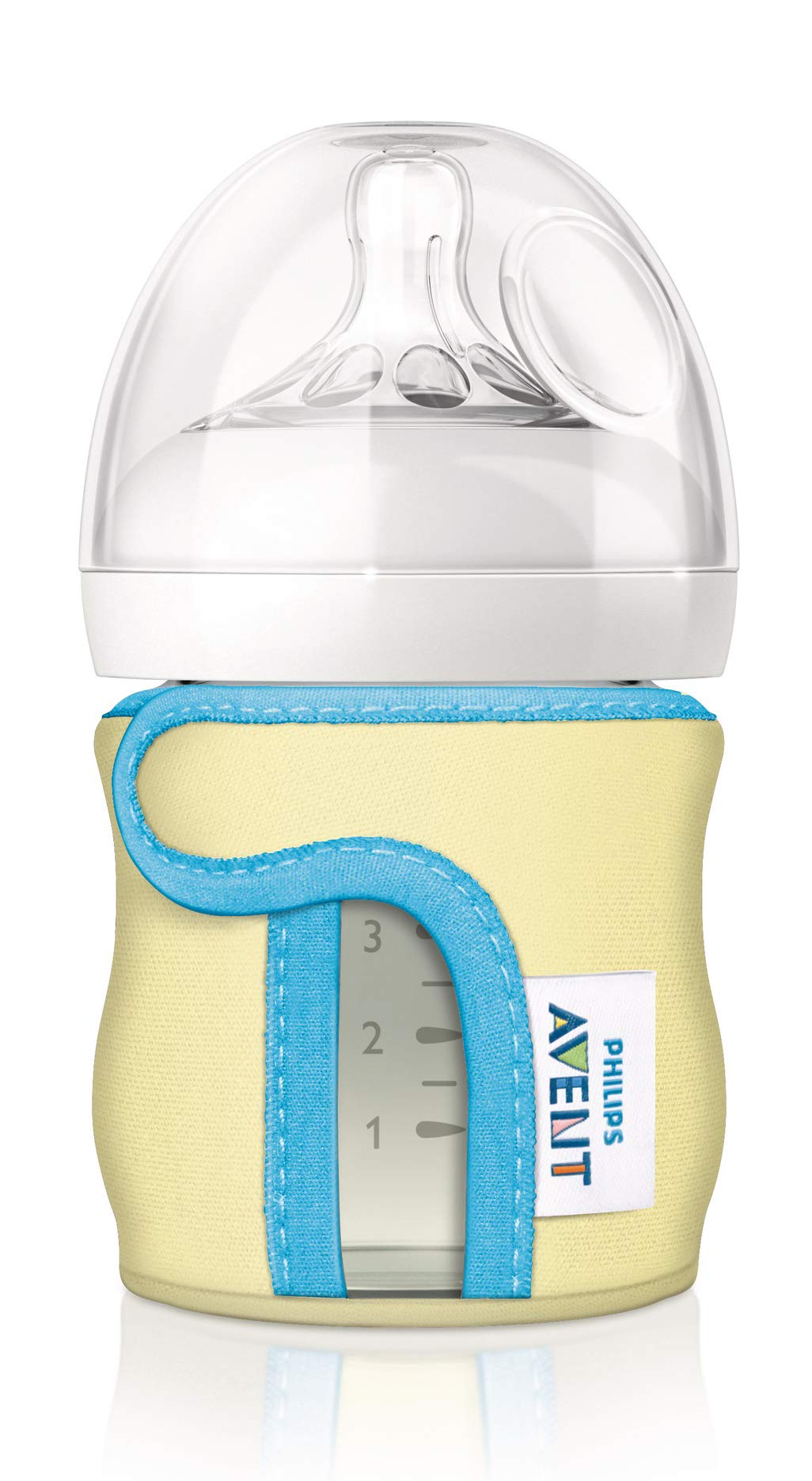 Philips Avent Glass Baby Bottle Sleeve For 4Oz Bottle, Pack Of 1, Scf675/01, (Colors May Vary)