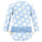 Hudson Baby Baby Girl'S Toddler Swimsuit, Blue Daisy