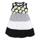 Hudson Baby Baby-Girls Cotton Dresses, Black Daisy, 3 Toddler