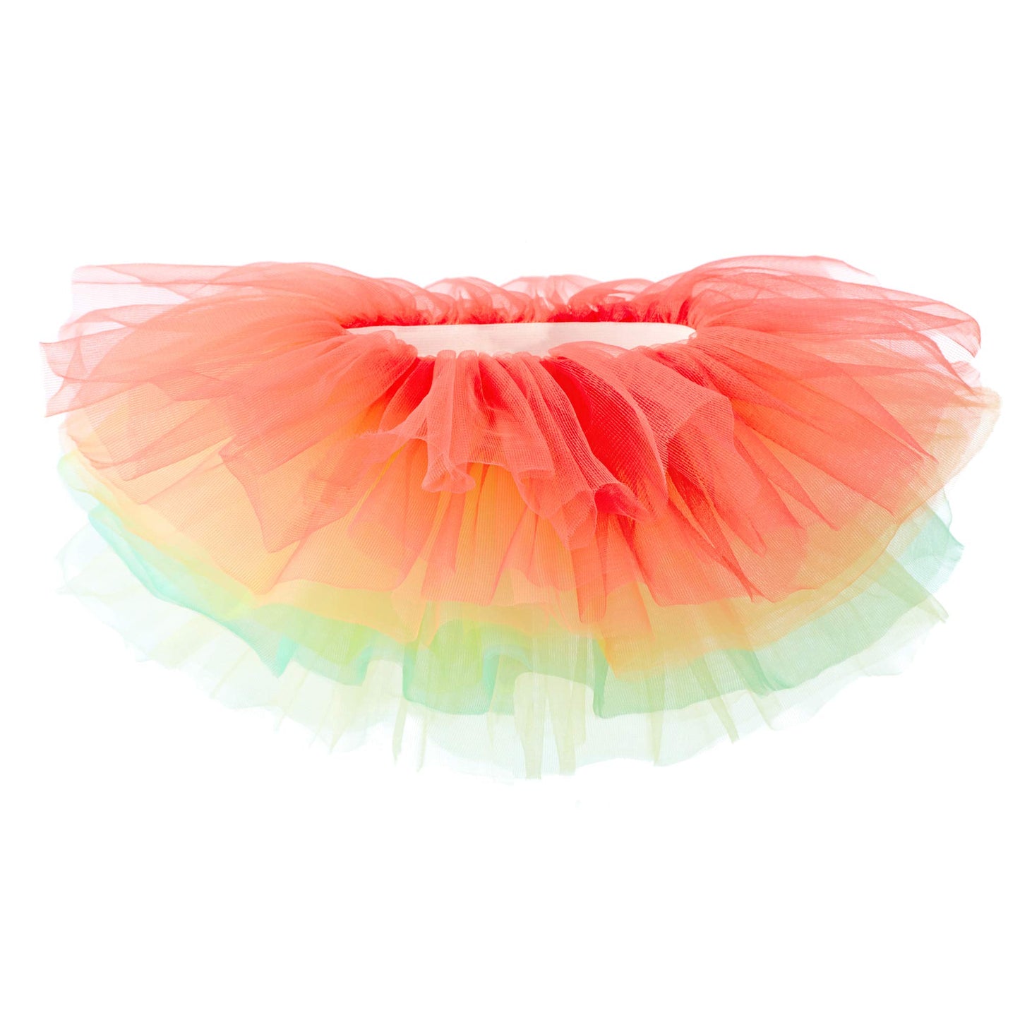 My Lello Baby Sorbet Pastel Rainbow Tutu Short Ballet Skirt 10-Layer (Newborn - 3Mo.)