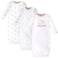 Touched by Nature Unisex Baby Organic Cotton Gowns, Little Giraffe, Preemie/Newborn