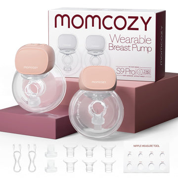 Momcozy S9 Pro Upgraded Wearable Breast Pump, Hands-Free Design With Extended Battery Life & Led Display, Double Electric Portab