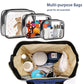 Diaper Bag With Organizing Pouches, Nappy Bags Handbag Multifunction Diaper Bag For Baby Care Travel Backpack Large Capacity Blu