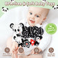 Baby Carseat Toy Black & White Rattle Spiral Hanging Activity Stroller Toy for Newborns Boys and Girls - Coala
