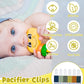 Babygoal Neutral Pacifier Clips, 6 Pack Binky Paci Holder Leashes For Baby Boys And Girls Fits For Most Pacifier, Binkie Styles