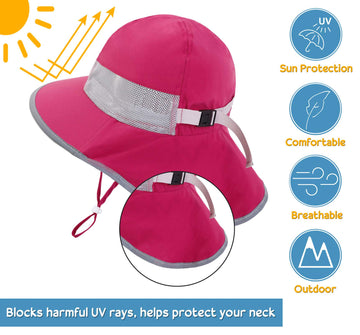 Baby Hat For Baby Girls Sun Hat For Toddler Girl Summer Hat Toddler Girl Brim Hat Adjustable Baby Girl Hats For Girls Summer,Ros