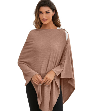 Nursing Cover For Baby Breastfeeding, Organic Cotton Knit Breastfeeding Cover, Warm Cozy Swaddle, Breathable And Soft, Wide Neck