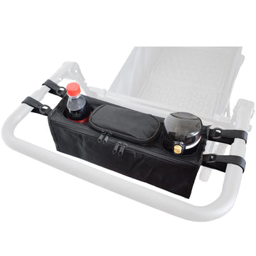 Yeedoido Non-Slip Organizer For Wagon, Parent Console Caddy With Cup Holders Universal For Folding Kids Pet Stroller Adjustable