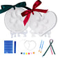Tubuui Clay Paw Print Kit For Dogs Cats (Makes 2), Pawprint Keepsake Kit,No Mess Baby Hand And Footprint Kit Ornament With Clay