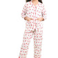 Tweeny Mini Girls Kids Pure Cotton Sleepwear| Night Suit | Night Wear | Full Sleeves TShirt & Pyjama Combo Set Fruit Printed wi