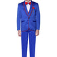 Jeetethnics Boys Blue Coat Suit Set With Waistcoat Shirt And Trousers (9025Aq)