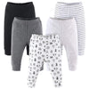 The Peanutshell Baby Pants Set, Newborn To 24 Month Sizes, Black, Grey, & Safari Animals (As1, Age, 0_Month)