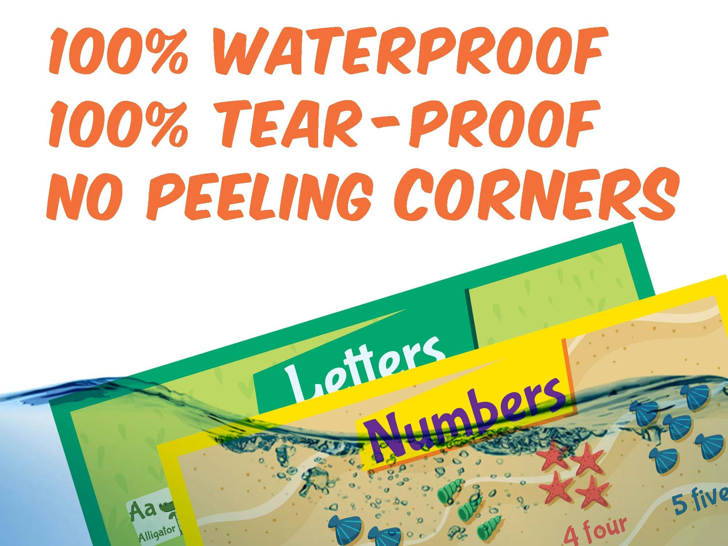 5 Placemats, Educational Placemats, 100% Waterproof & Reusable, Toddler Placemats, Kids Placemats, Children Placemats, No Stains