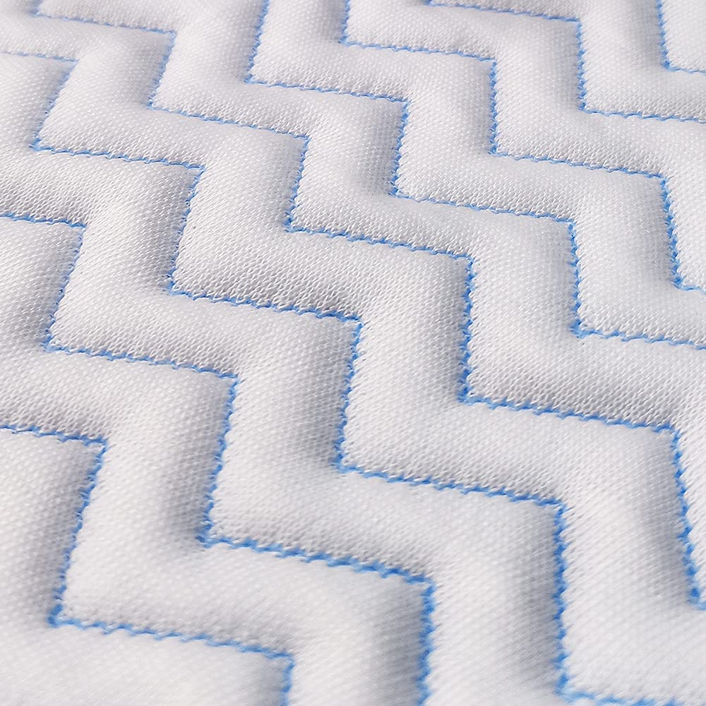 Bluesnail Ultra Soft And Absorbt Quilted Waterproof Changing Pad Liner 3Pk (Blue)
