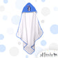 Frenchie Mini Couture, Hooded Bath Towels For Babies, 80% Cotton/20% Polyester, Wild Sea Animal Design Baby Bath Towel Set, Pack