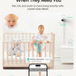 Dr.Care Vistaview Lite Smart Wifi Baby Monitor With 2 Cameras- 4720P Split Screen & 1080P Camera App Control, Motion Alerts, Nig