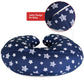 2 Pack Nursing Pillow Cover Grey And Navy For Infant, Snug Fits Boppy Nursing Pillows, Breastfeeding Nursing Pillow Slipcovers S