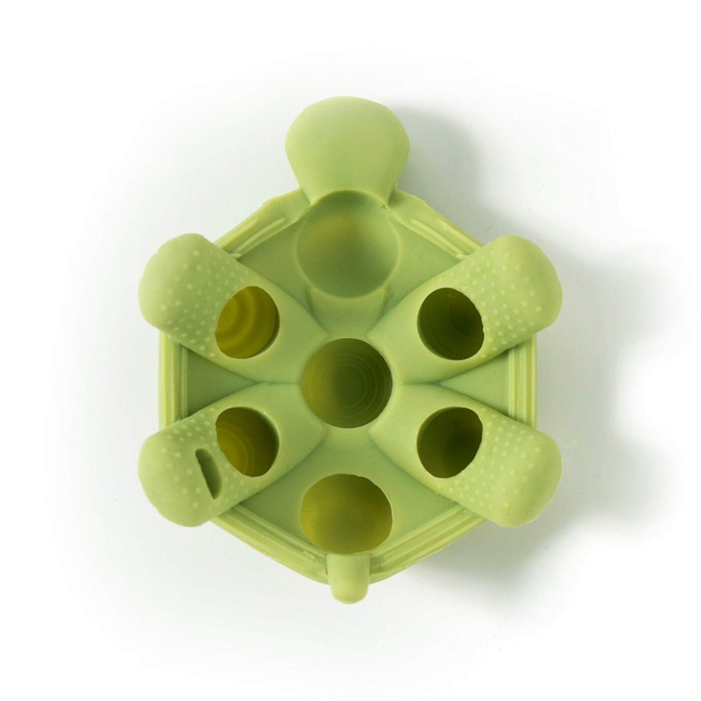 Doddle & Co. The Chew Slow Poke Turtle Teether with Poppable Bubbles | Toddler Teething Fidget Toy for Baby | Enhaces Oral Fit &