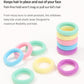 Jollybows 300Pcs Baby Hair Ties Girls Elastic Hair Accessories Small Nylon Hair Bands For Toddler Infant Ponytail Holders 1' Mi
