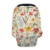 LedBack Baby Car Seat Covers Carseat Canopy, Flowers Breathable Breastfeeding Covers for Babies Boys and Girls, Lightweight and 