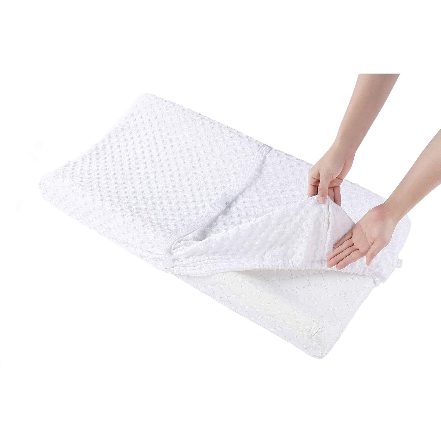 Baby Changing Pad Cover, Super Soft Plush Dot Diaper Changing Table Covers for Baby Girls and Boys, Ultra Comfortable, Diaper Ch