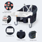 MTWML Hook On High Chair with Tray,Portable Baby High Chair That Attaches to Table,Clip On Fast Table Seat for Babies and Toddle
