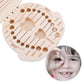 NASHRIO Baby Tooth Box Wooden Kids Keepsake Organizer Gift for Baby Teeth, Cute Children Tooth Container with Tweezers to Keep t