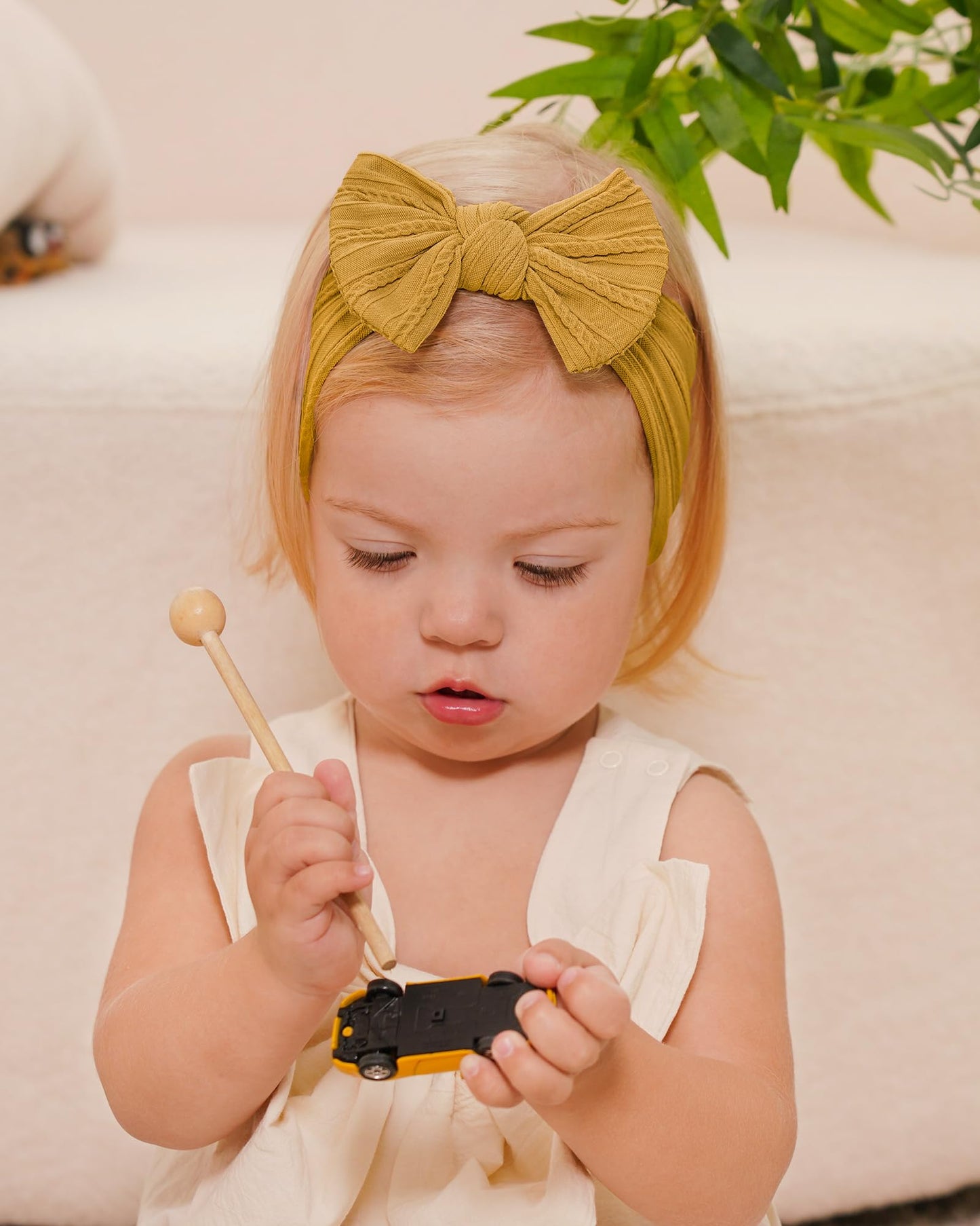 Jollybows 6Pcs Baby Nylon Headbands Hair Bow Elastics Hairbands Hair Accessories For Baby Girls Newborn Infant Toddlers Kids (Na