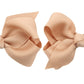 Zoonai 3 Inch Baby Girl Hair Bows Boutique Hair Clip Teens Toddlers Hairpin Headwear - Set Of 2 (Light Coffee)