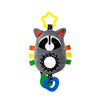 Kalianii Squish N Play Raccoon Activity Toy- Multi-Sensory Learning Baby Toy - Stroller Toy, Car Seat Toy, Tummy Time Toy, Teet