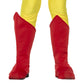 Rubies Superhero Red Boot Tops for Kids, Unisex One Size