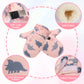 Fynnsure Toddler Mittens Baby Waterproof Snow Gloves Kids Ski Snow Gloves Cold Weather Mittens For Boys Girls Pink Dinosaur 4-6
