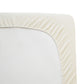 TL Care Waterproof Quilted Pack N Play Playard Size Fitted Mattress Cover Made with Organic Cotton Top Layer, Natural Color, 2 P