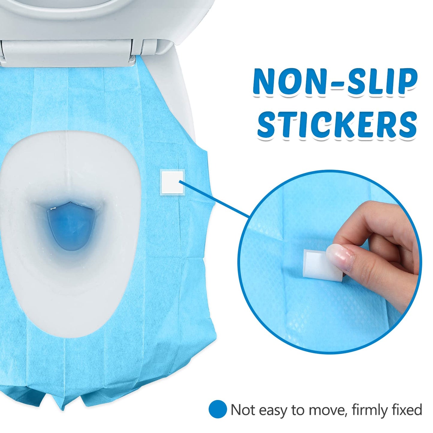 Yahenda 200 Pack Toilet Seat Covers Disposable Extra Large Individually Wrapped Toilet Seat Cover For Adults And Kids Potty Trai