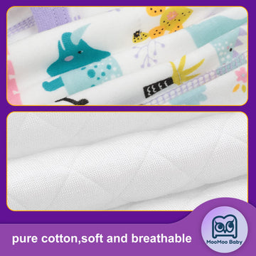 Moomoo Baby 8 Packs Potty Training Pants Cotton Absorbent Training Underwear For Toddler Baby Gir 7T